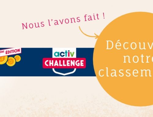 L’Activ’ Challenge, c’est fini ! Et voici notre classement !